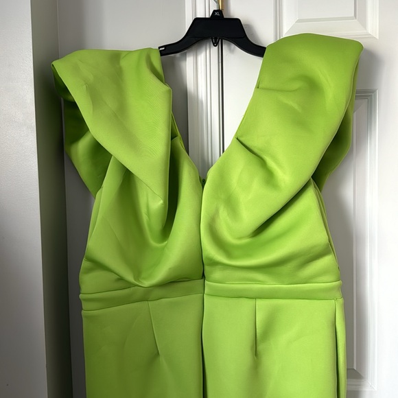 Ashley Stewart Puff Sleeve Midi Sheath Dress NWT - Picture 5 of 9